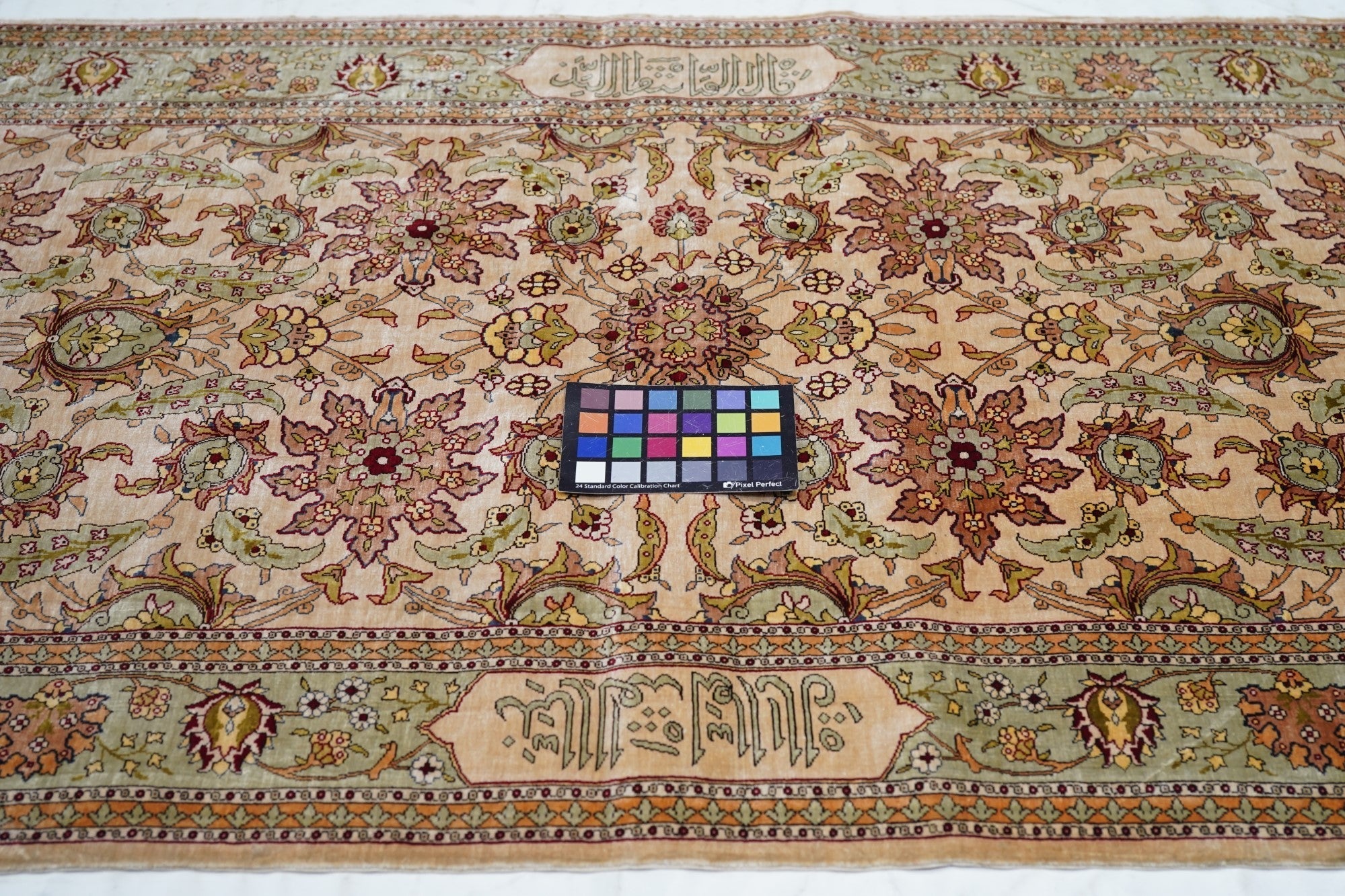 Extremely Fine Vintage Turkish Silk Hereke Rug 2'10'' x 4'7''