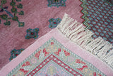 Fine Vintage Kashmiri Silk Rug 4'1'' x 6'3''