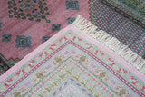 Fine Vintage Kashmiri Silk Rug 4'1'' x 6'3''