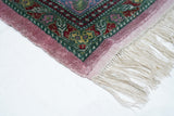 Fine Vintage Kashmiri Silk Rug 4'1'' x 6'3''