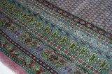 Fine Vintage Kashmiri Silk Rug 4'1'' x 6'3''