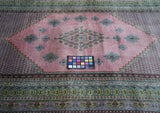Fine Vintage Kashmiri Silk Rug 4'1'' x 6'3''