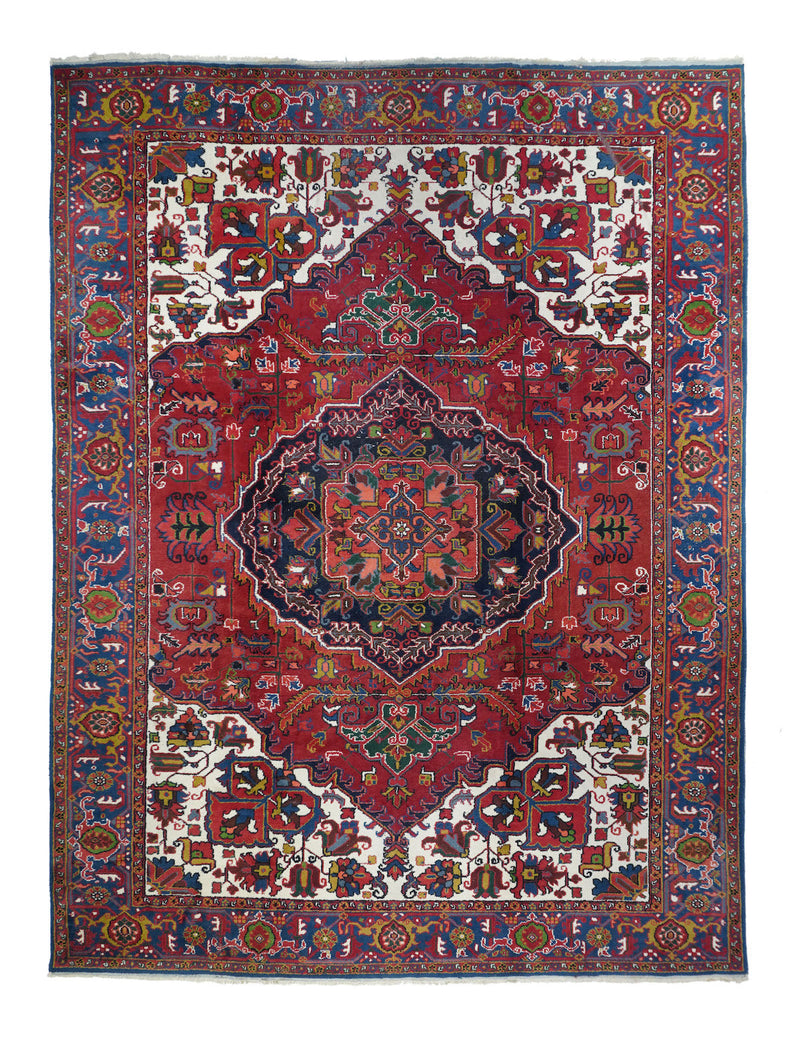 Vintage Heriz Rug 8'2'' x 11'0