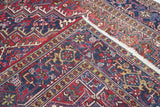 Vintage Heriz Rug 7'9'' x 11'2''