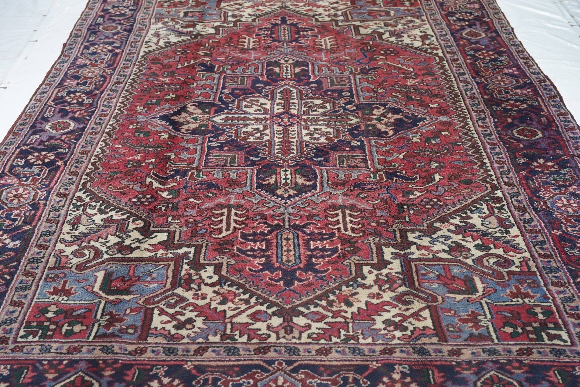 Vintage Heriz Rug 6'7'' x 9'8''