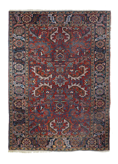 Vintage Heriz Rug 6'7'' x 9'