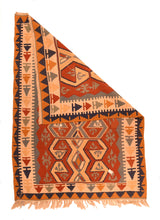 Vintage Turkish Kilim Rug 3'2'' x 5'3''