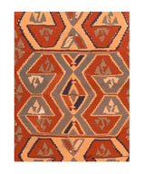 Vintage Turkish Kilim Rug 3'2'' x 5'3''