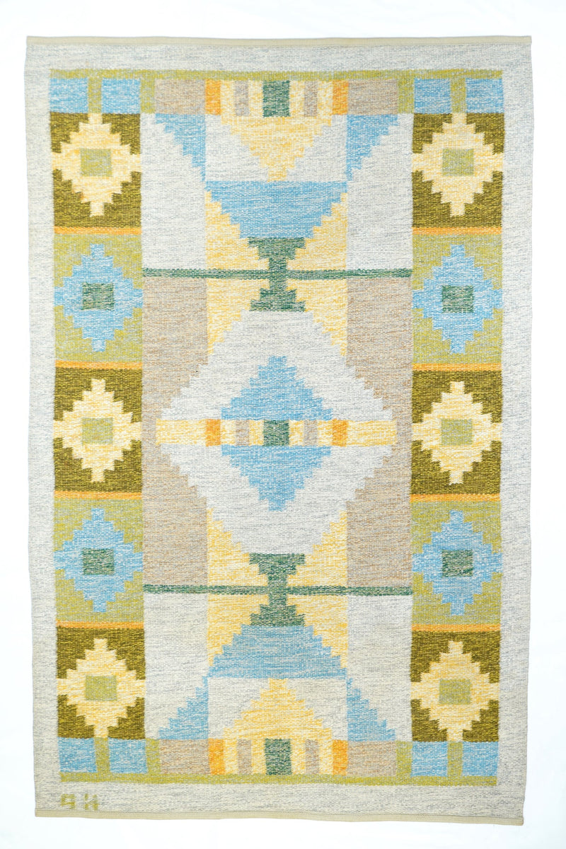 Swedish Kilim Rug 4'3'' x 6'7''