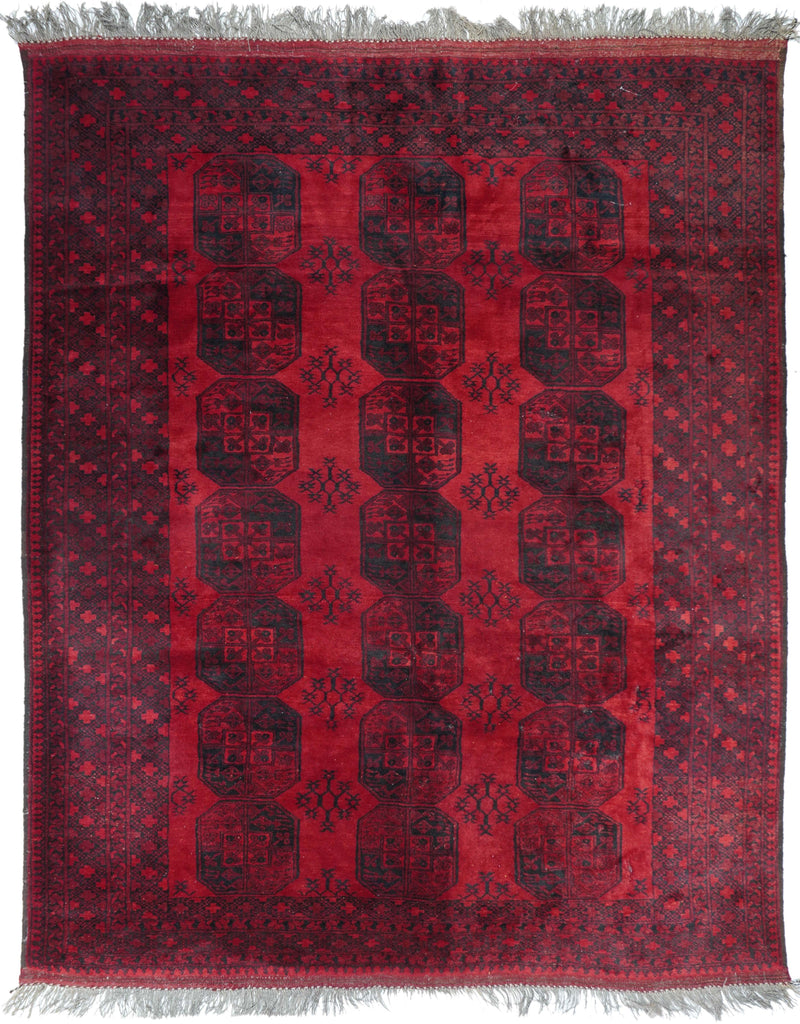 Vintage Bokara Rug 7'9'' x 9'7''