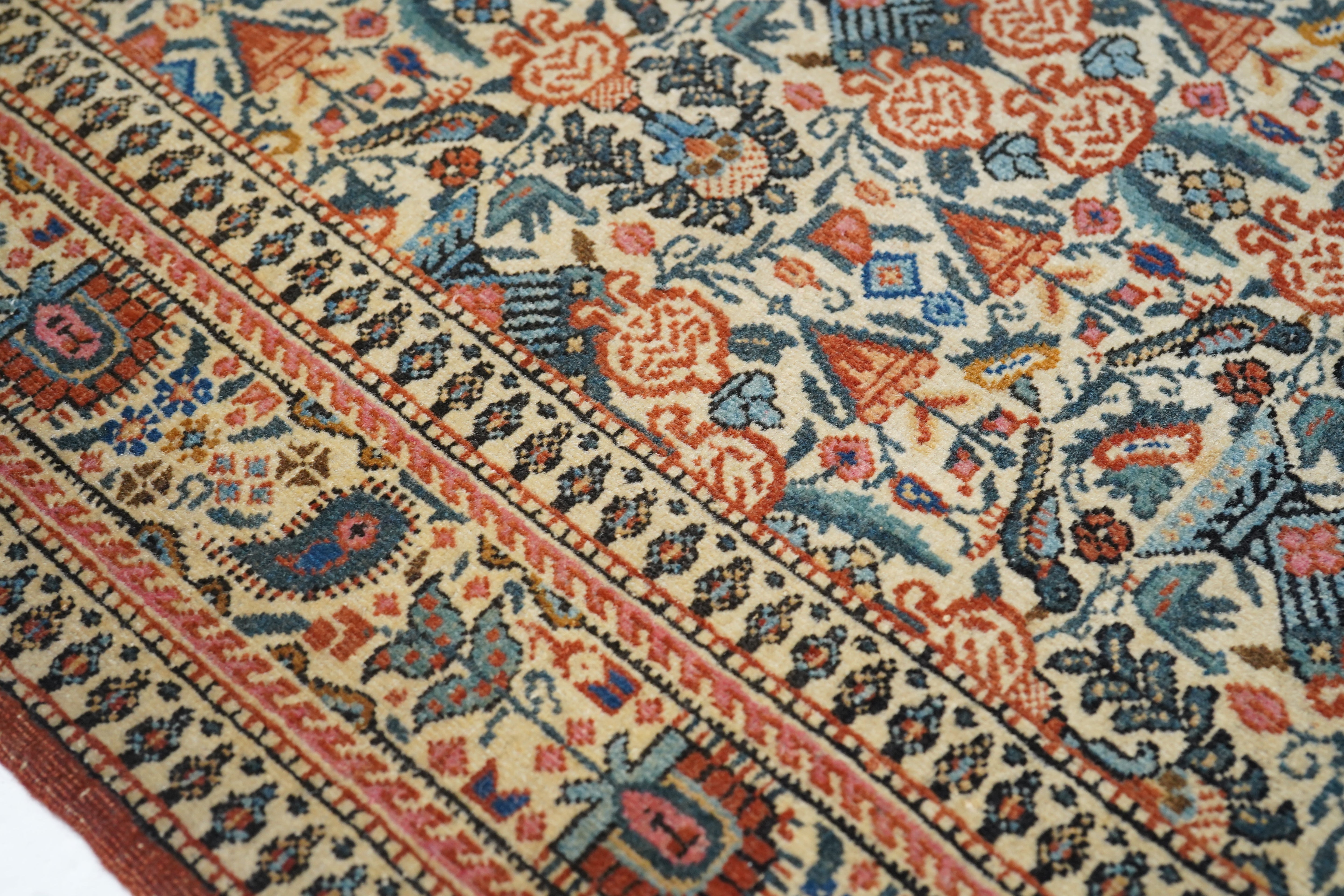 Antique  Tehran Rug 7' 5" x 10'2"