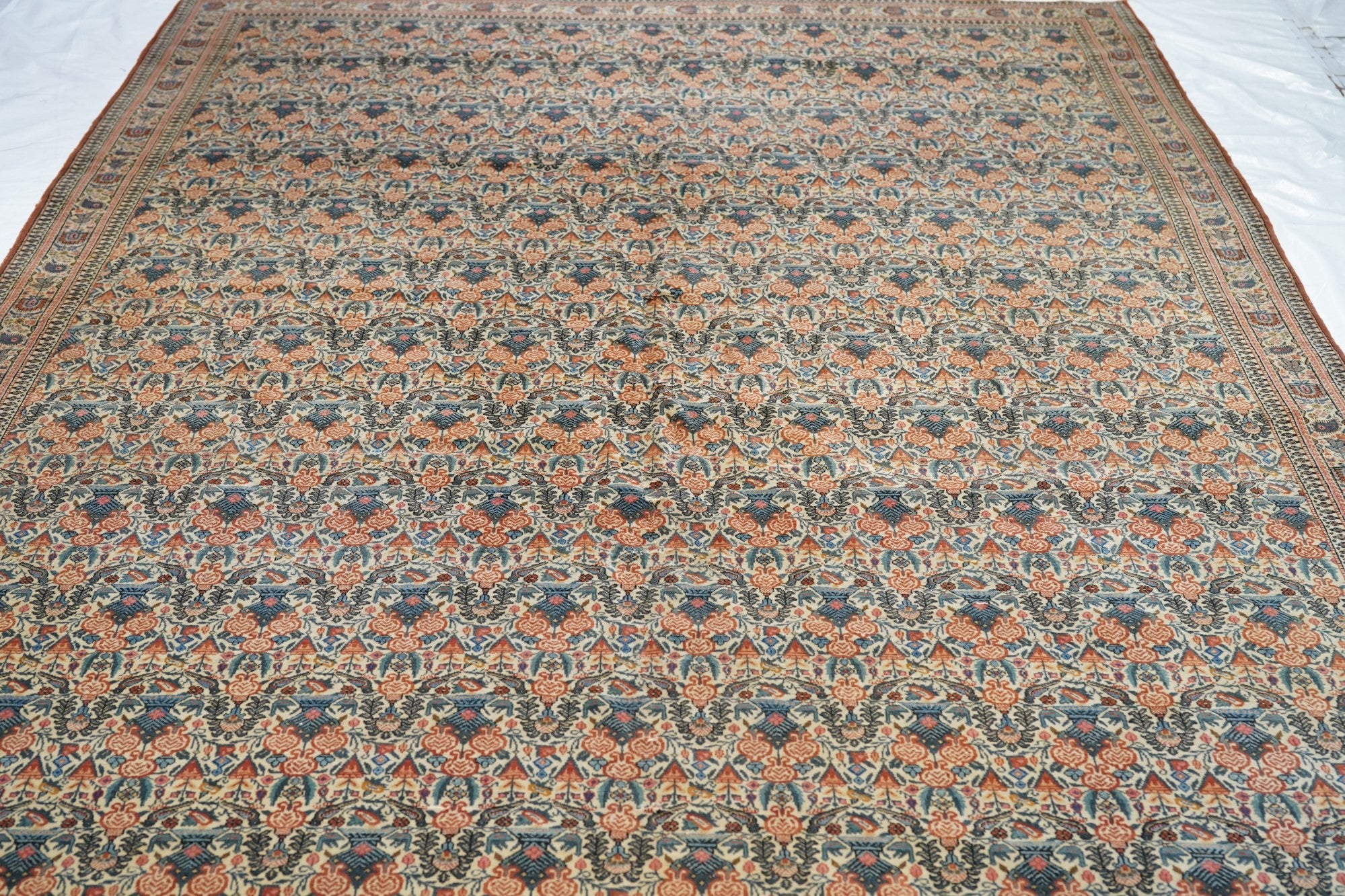 Antique  Tehran Rug 7' 5" x 10'2"