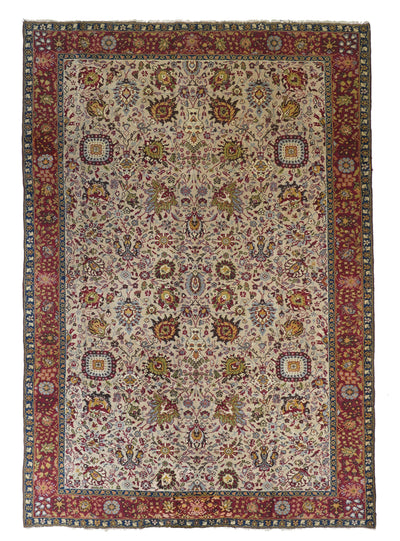 Vintage Turkish Wool Rug 6' 3
