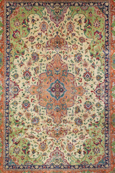 Vintage Tabriz Rug 6'2'' x 8'8''