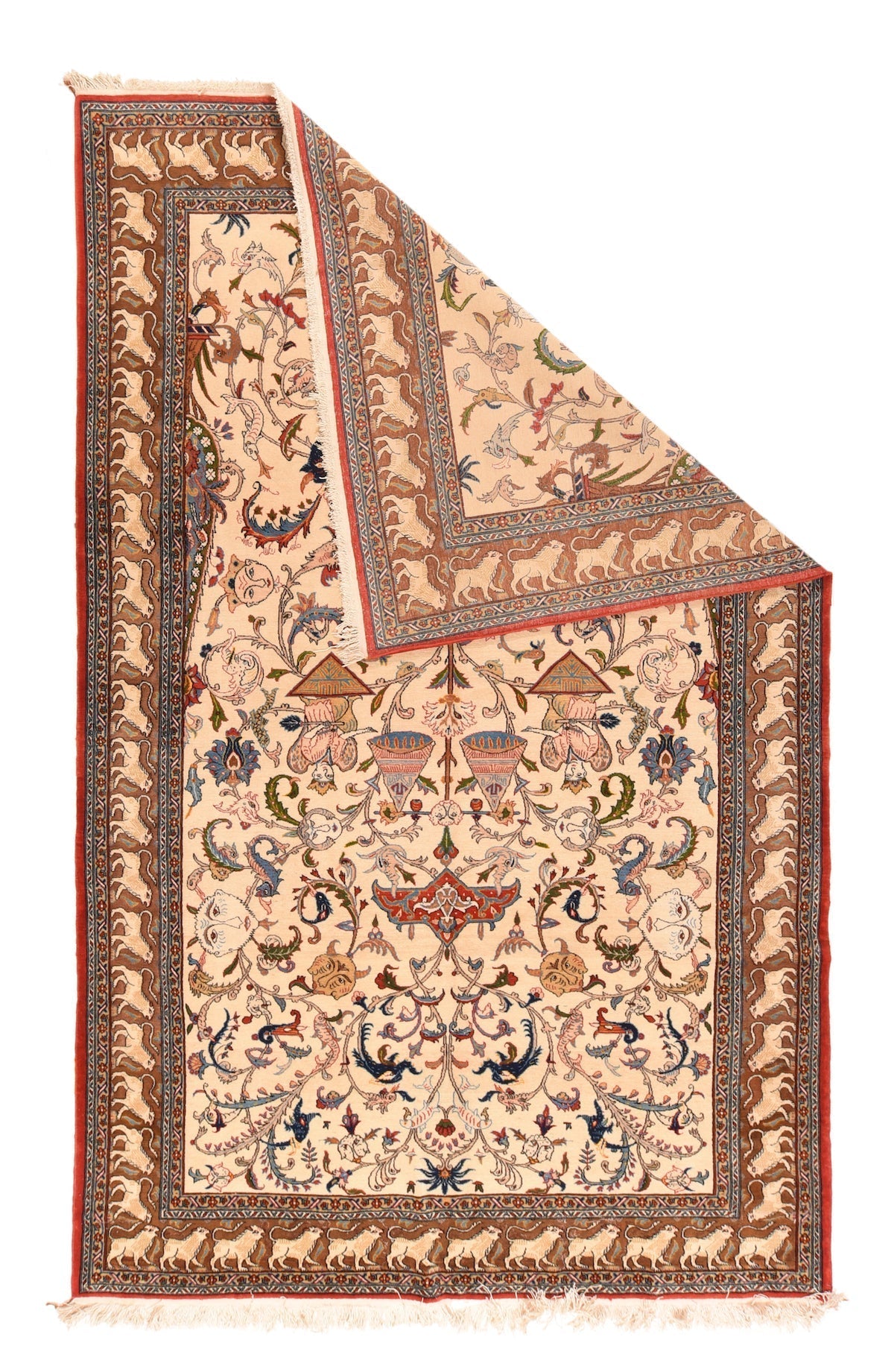 Extremely Fine Qum Rug 6'0" x 9'5''