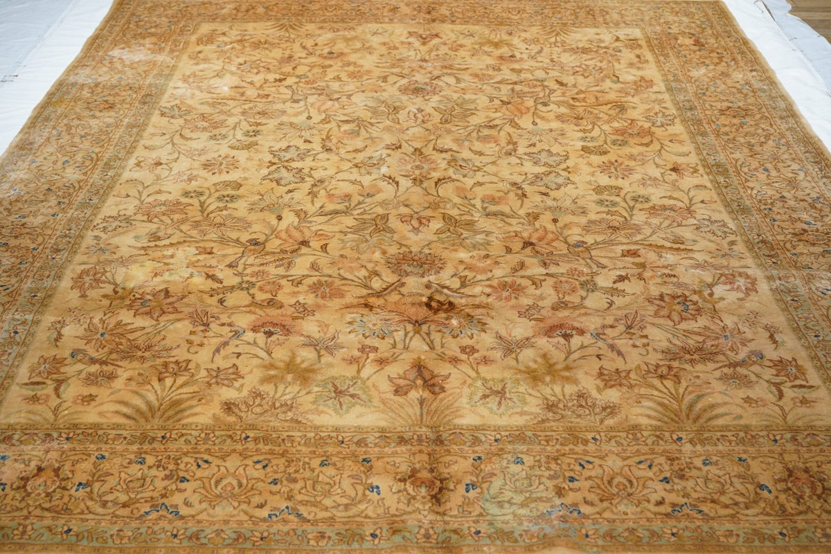 Vintage  Tabriz Rug 8'10'' x 11'8''