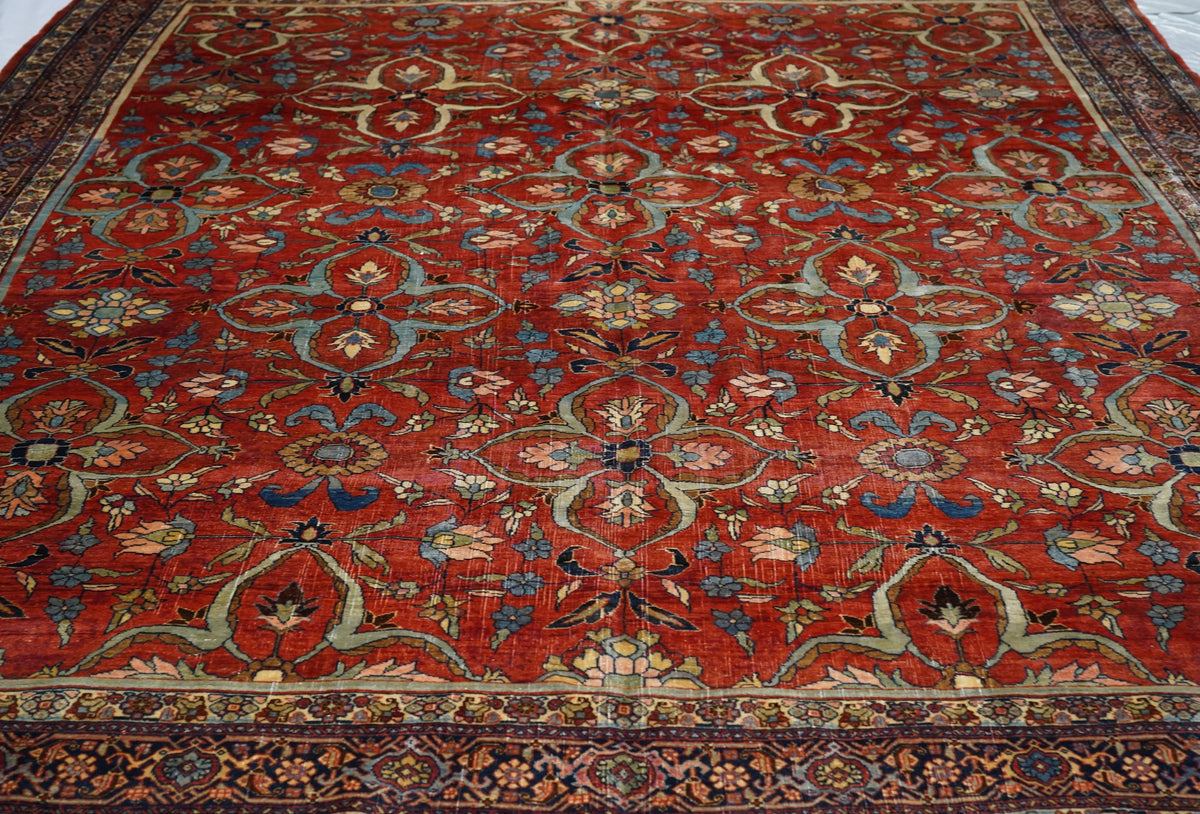 Antique  Halvai Bidjar Rug 9'6'' x 11'4''