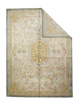 Vintage French Savonnerie Rug 9' x 12'