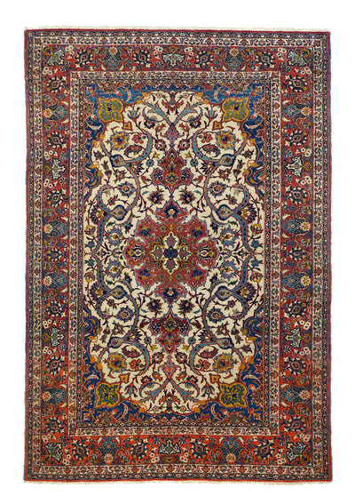 Vintage Isfahan Rug 4'10'' x 7'2''