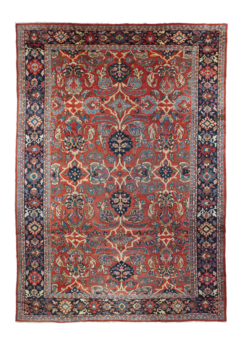 Fine Antique  Mahal Rug 8'5'' x 12'4''