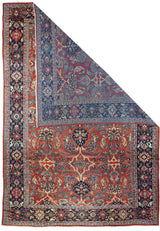 Fine Antique  Mahal Rug 8'5'' x 12'4''