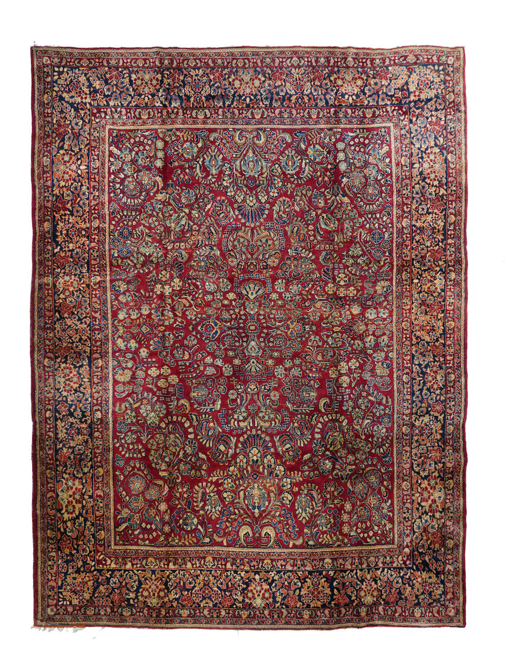 Antique Sarouk Rug 9'1'' x 12'0''