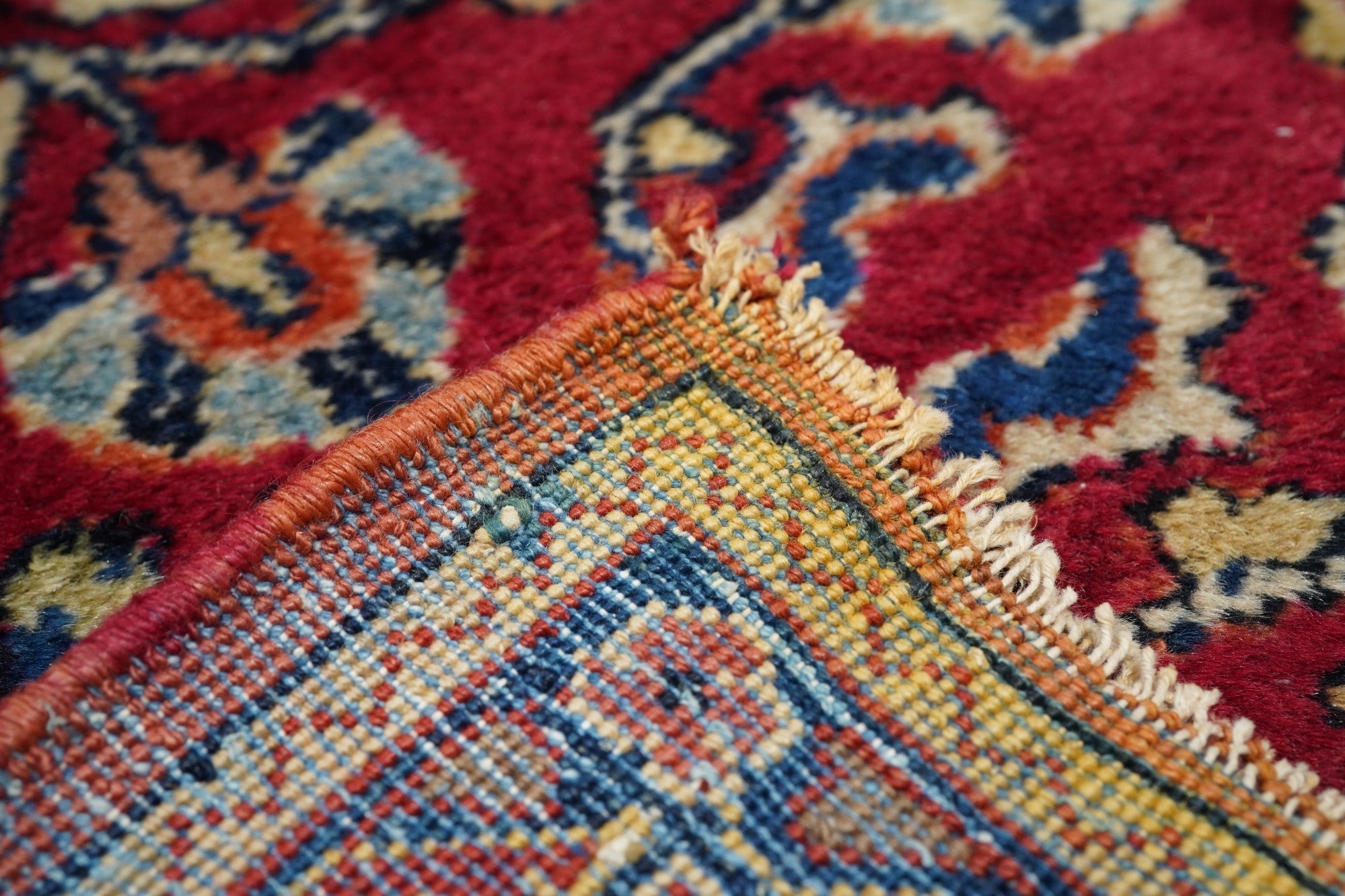 Antique Sarouk Rug 9'1'' x 12'0''