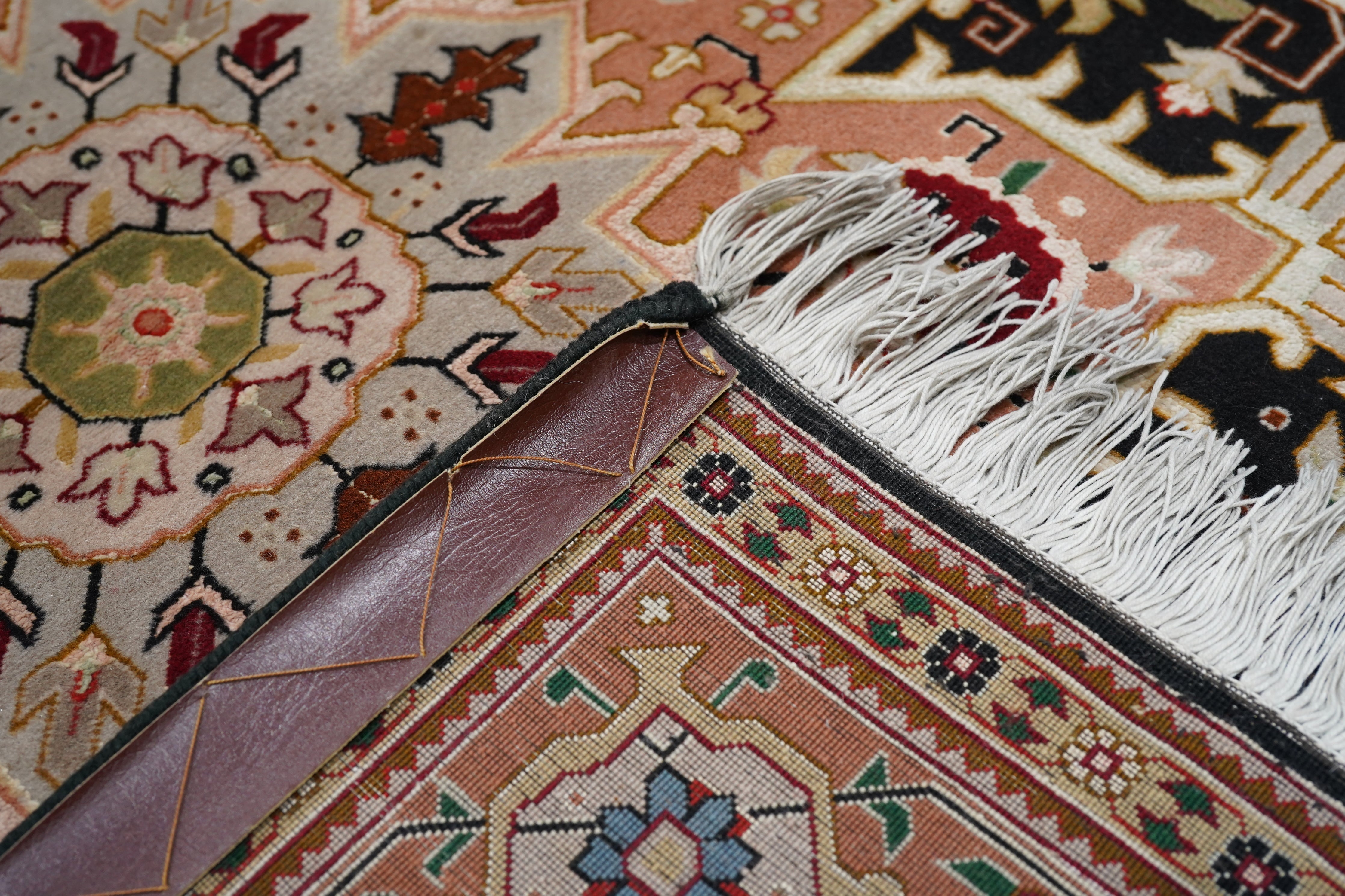 Extremely Fine  Tabriz Wool & Silk Rug 5'0" x 6'0"