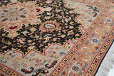 Extremely Fine  Tabriz Wool & Silk Rug 5'0" x 6'0"