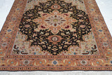 Extremely Fine  Tabriz Wool & Silk Rug 5'0" x 6'0"