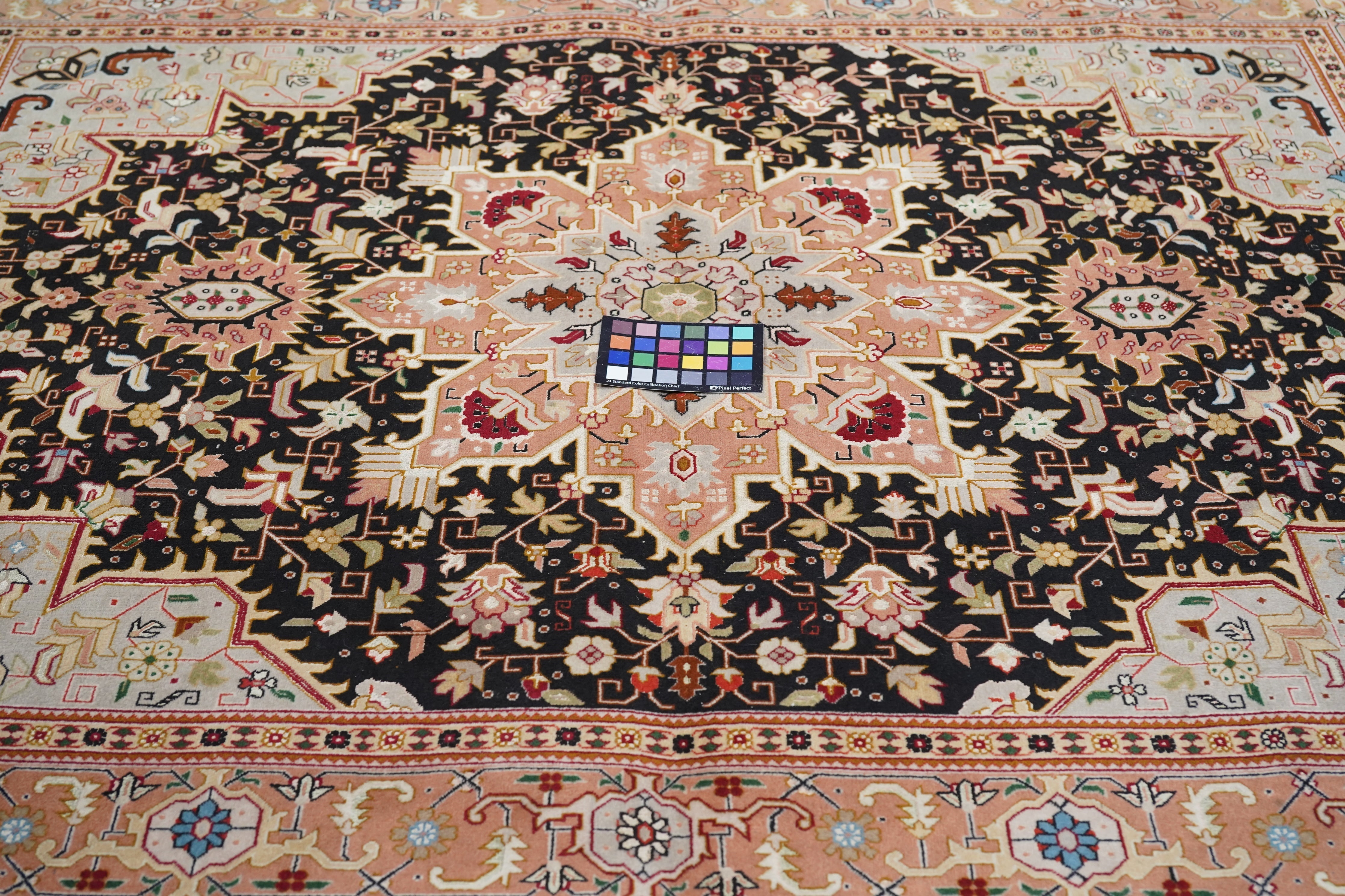 Extremely Fine  Tabriz Wool & Silk Rug 5'0" x 6'0"