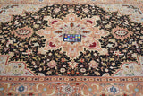 Extremely Fine  Tabriz Wool & Silk Rug 5'0" x 6'0"