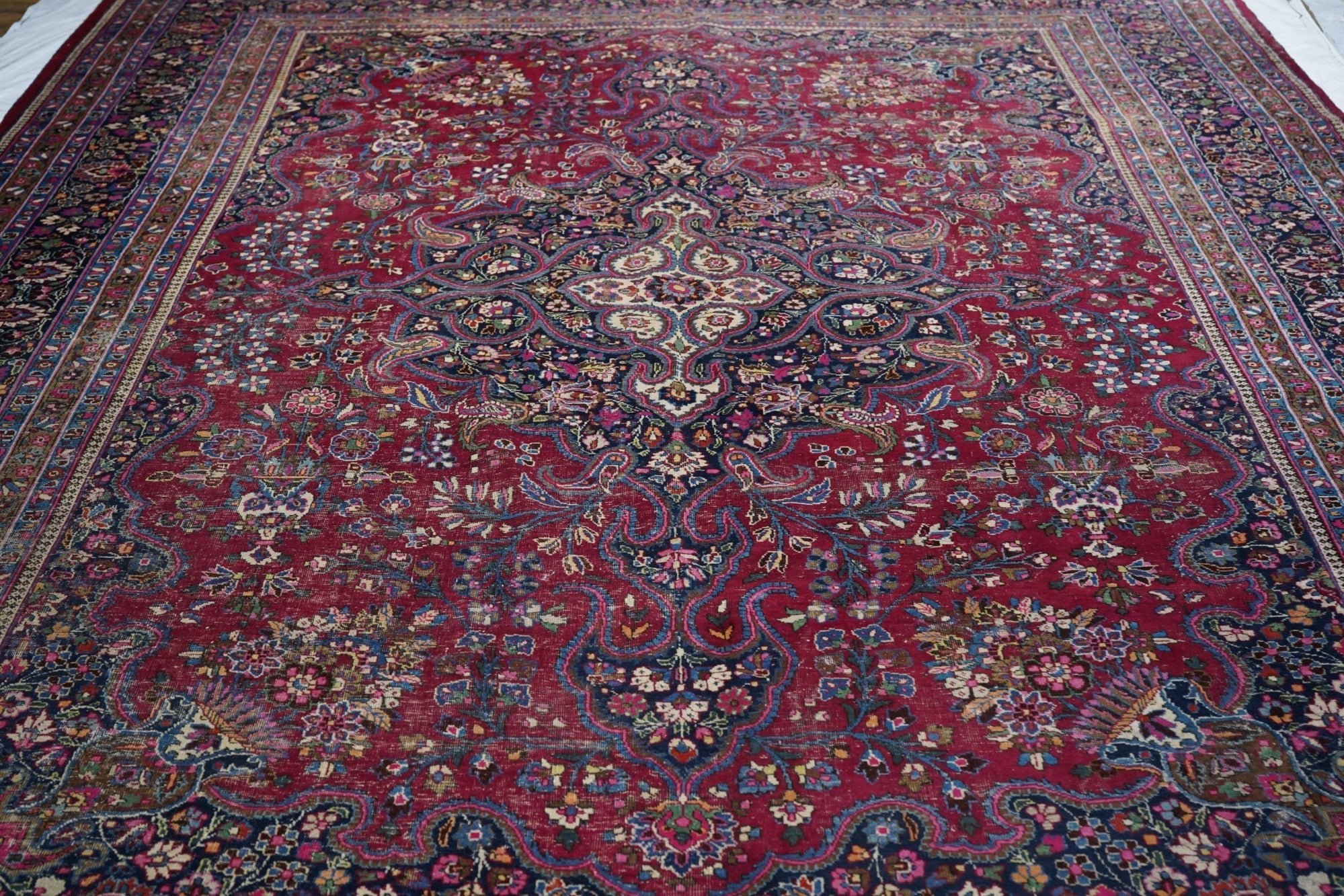 Vintage  Meshad Rug 10'4'' x 13'10''