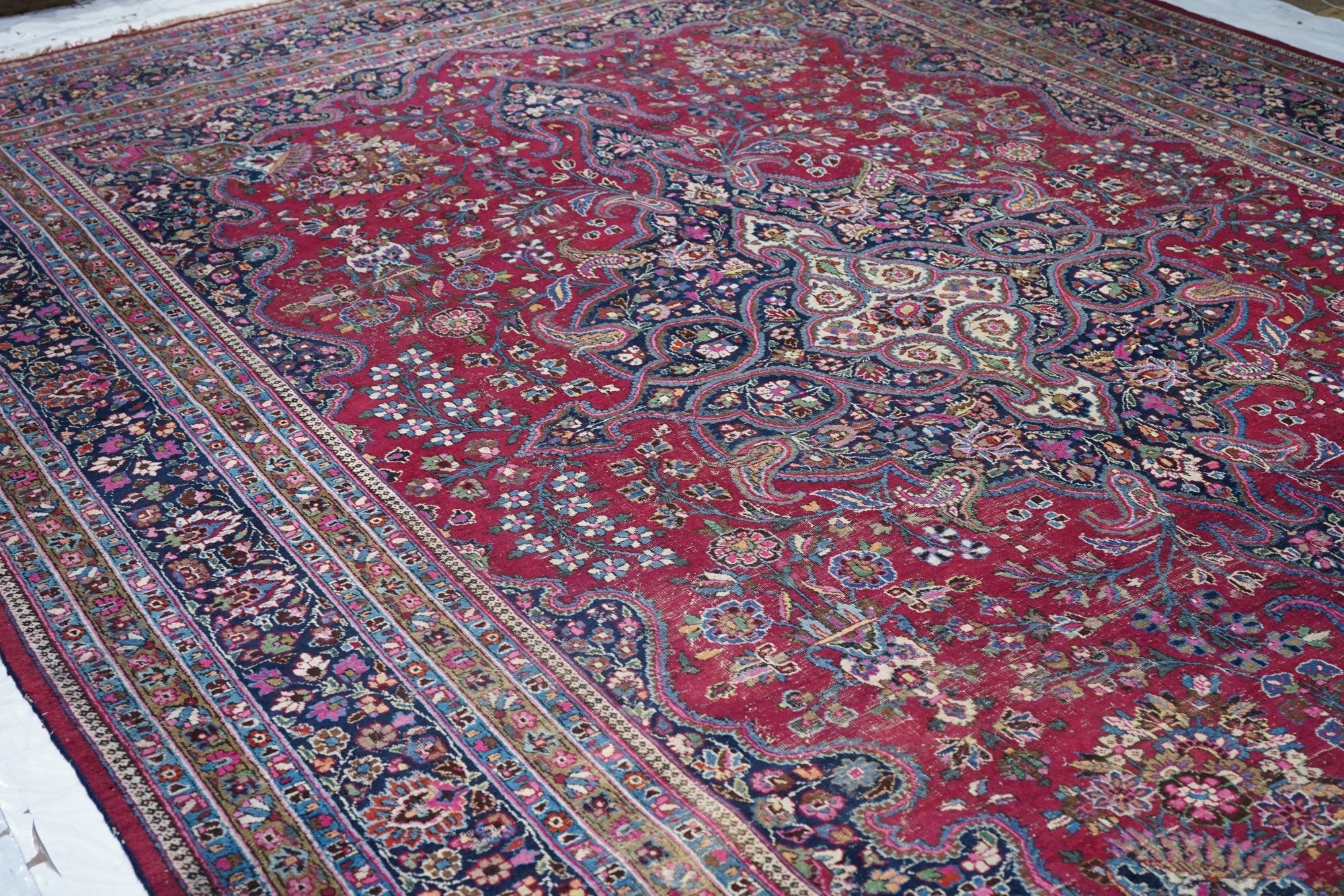 Vintage  Meshad Rug 10'4'' x 13'10''