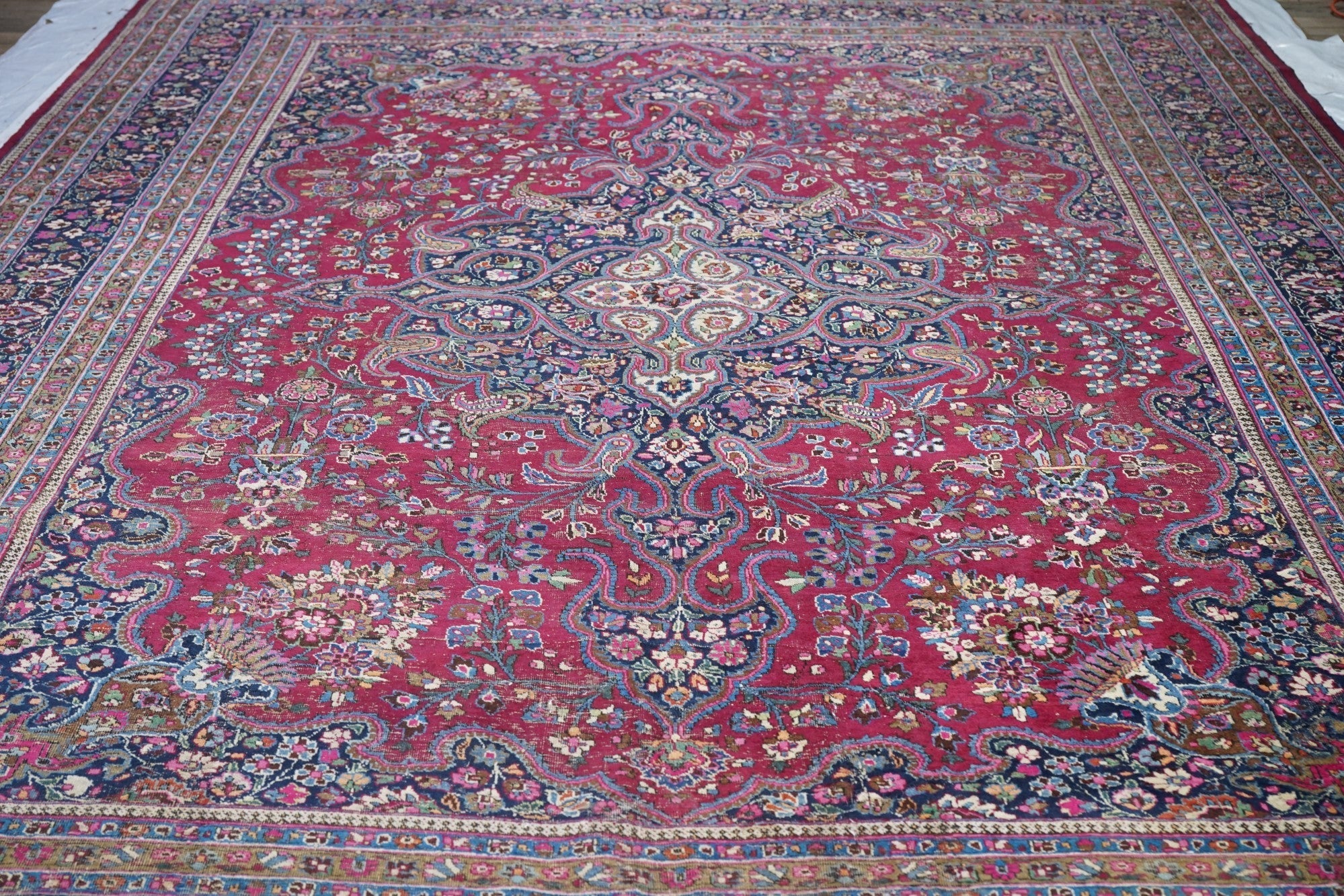 Vintage  Meshad Rug 10'4'' x 13'10''