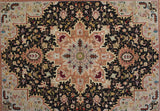 Extremely Fine  Tabriz Wool & Silk Rug 5'0" x 6'0"