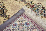 Extremely Fine  Isfahan Wool and Silk Rug 5'1'' x 7'6''
