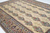 Extremely Fine  Isfahan Wool and Silk Rug 5'1'' x 7'6''