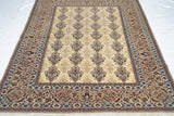 Extremely Fine  Isfahan Wool and Silk Rug 5'1'' x 7'6''