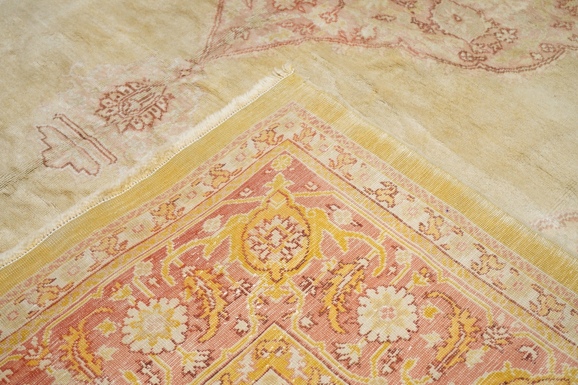 Antique Oushak Rug 10'5'' x 13'8''
