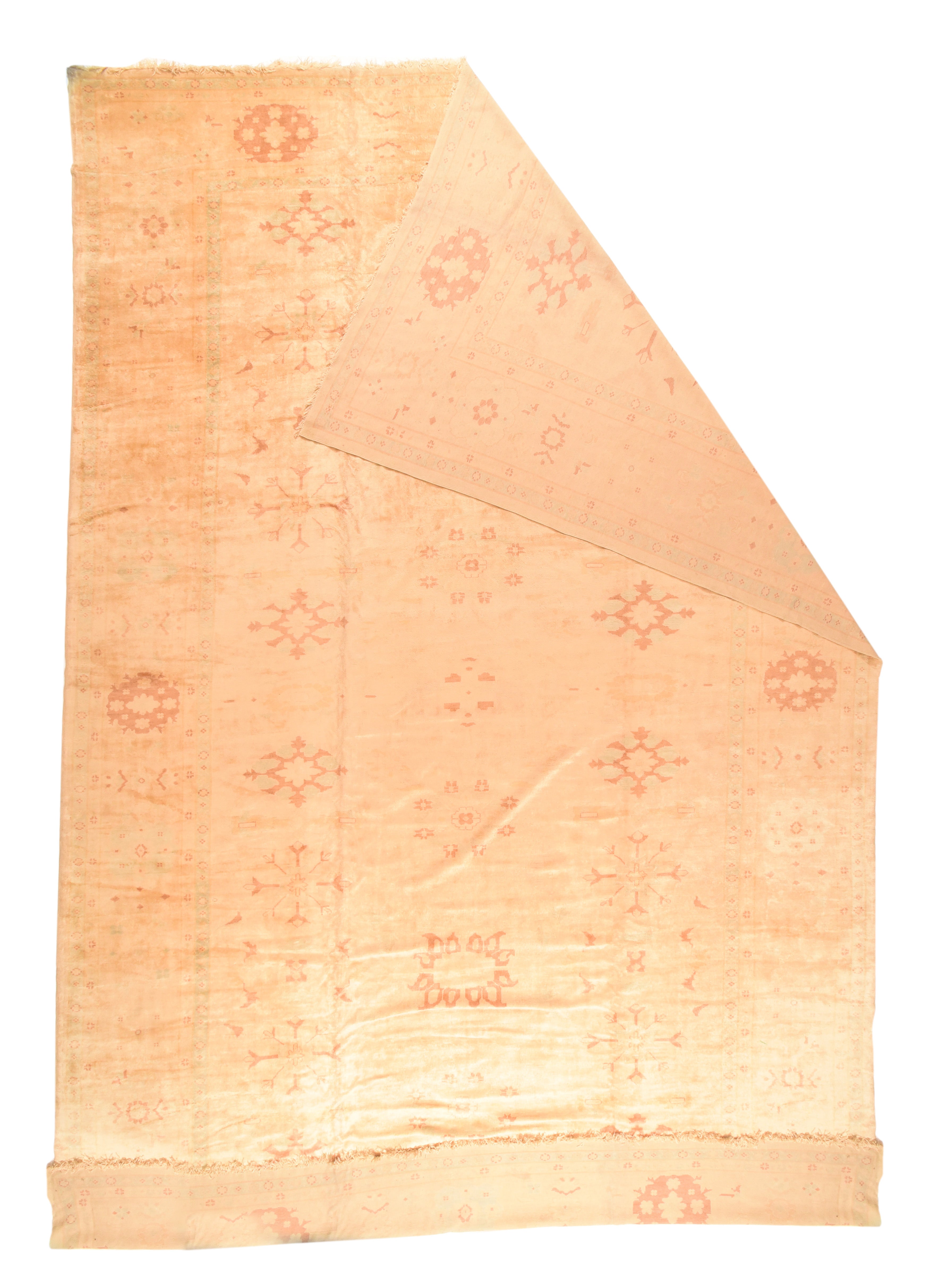 Antique Oushak Rug 14' 0" x 21' 0"