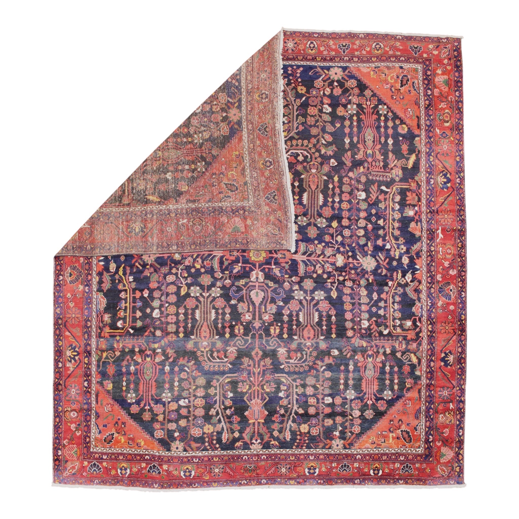 Vintage Bakhtiari Rug 12'6'' x 14'11''