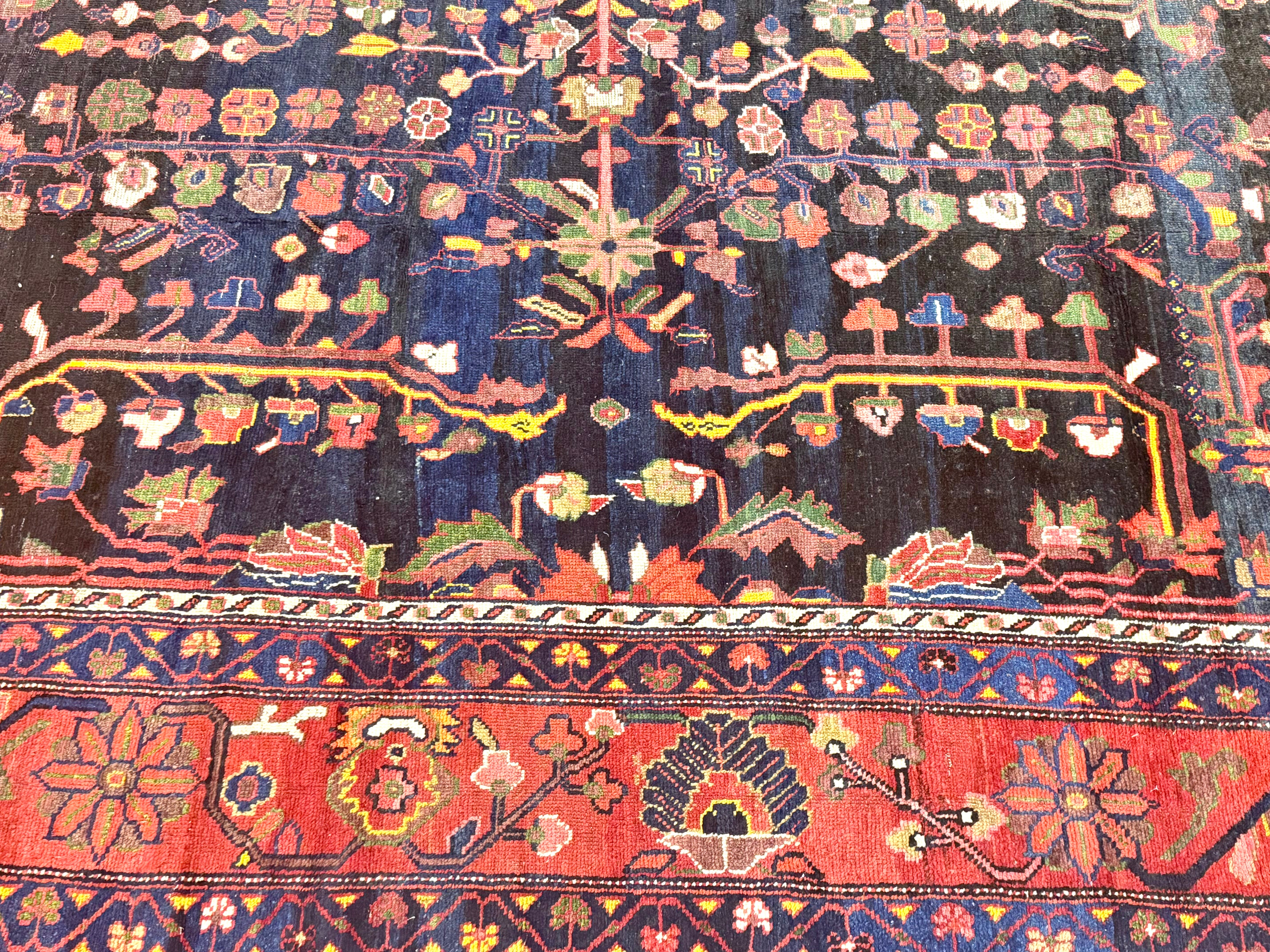 Vintage Bakhtiari Rug 12'6'' x 14'11''