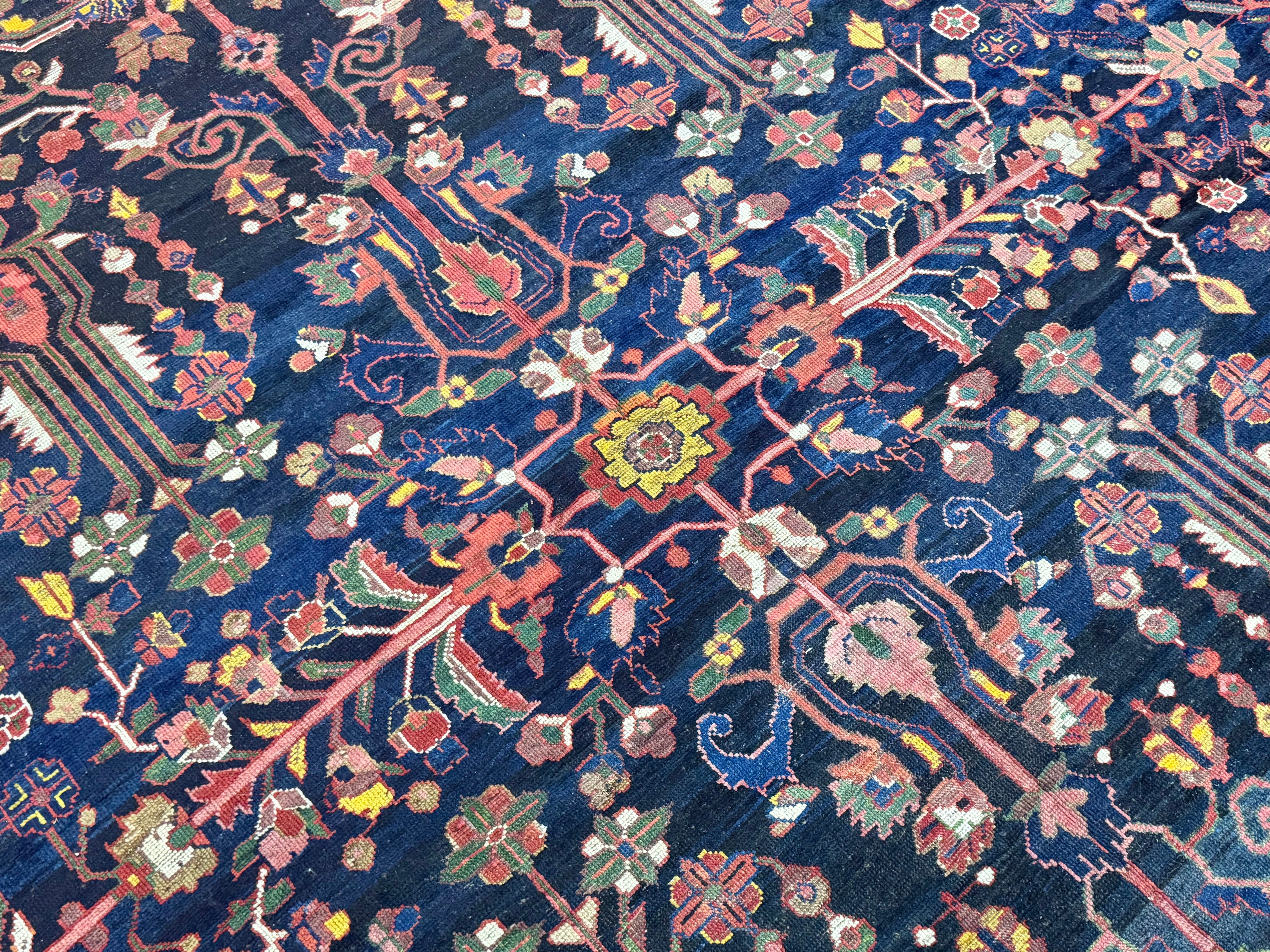 Vintage Bakhtiari Rug 12'6'' x 14'11''