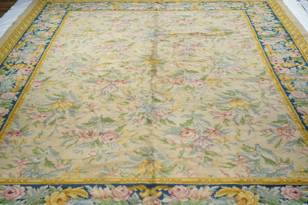 Fine Antique French Savonnerie Rug 10'2'' x 13'0''