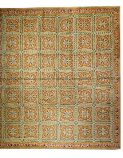 Antique European Savonnerie Rug 13' 5'' x 13' 5''