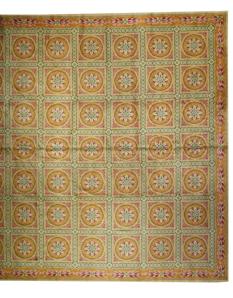 Antique European Savonnerie Rug 13' 5'' x 13' 5''