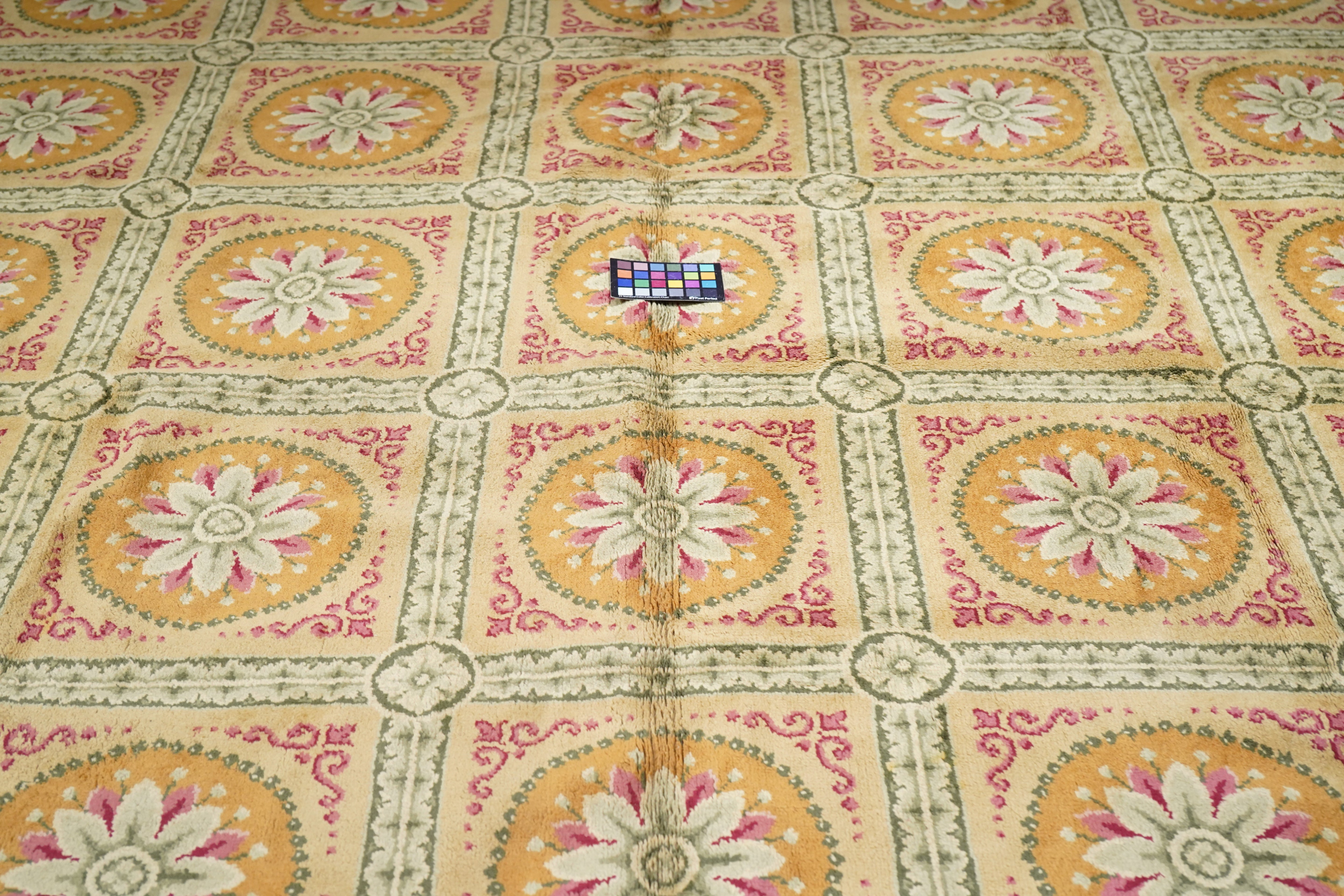 Antique European Savonnerie Rug 13' 5'' x 13' 5''