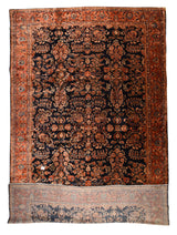Antique  Mohajeran Sarouk Rug 13'0" x 21' 10''
