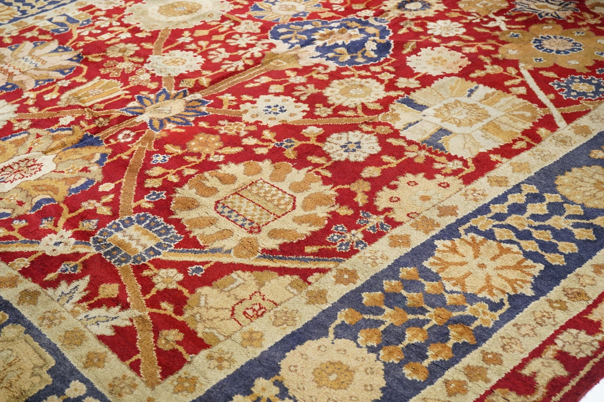Antique Irish Donegal Rug 13'6'' x 16'6''